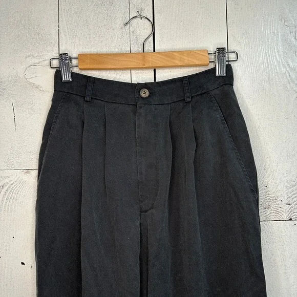 Reformation Mason Pant Black Wide Leg Pleated High Waist‎ Pockets Womens 0 - Picture 4 of 8
